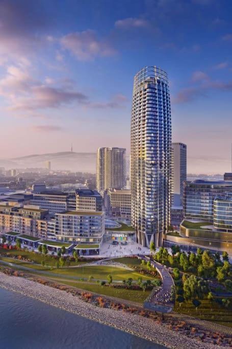 The First Skyscraper In Slovakia Apartman Pozsony Kültér fotó